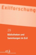 Cover: Bibliotheken und Sammlungen im Exil - De Gruyter