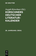 Cover: 1904 - De Gruyter