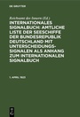 Cover: 1. April 1923 - De Gruyter