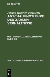 Abbildung von: Anschauungslehre der Zahlenverhältnisse. Heft 3 - De Gruyter