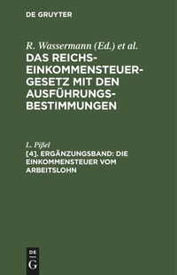 Abbildung von: Die Einkommensteuer Vom Arbeitslohn - Mercury Learning and Information