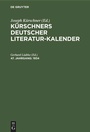 Cover: 1934 - De Gruyter