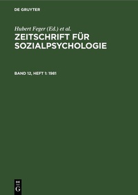 Enlarge image Cover: 1981 - De Gruyter