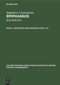 Cover: Ancoratus und Panarion Haer. 1-33 - De Gruyter