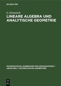 Cover: Lineare Algebra und analytische Geometrie - De Gruyter