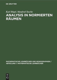 Enlarge image Cover: Analysis in Normierten Räumen - De Gruyter