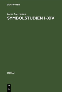 Abbildung von: Symbolstudien I-XIV - De Gruyter