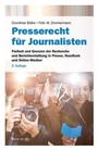 Cover: Presserecht für Journalisten - C.H.BECK