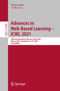 Enlarge image Cover: Advances in Web-Based Learning - ICWL 2021 - Springer