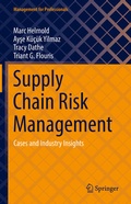 Cover: Supply Chain Risk Management - Springer