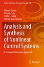 Cover: Analysis and Synthesis of Nonlinear Control Systems - Springer