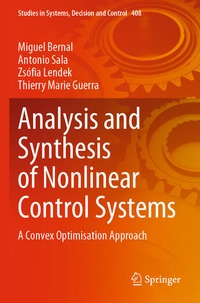 Enlarge image Cover: Analysis and Synthesis of Nonlinear Control Systems - Springer