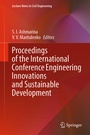 Cover: Proceedings of the International Conference Engineering Innovations and Sustainable Development - Springer