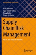 Cover: Supply Chain Risk Management - Springer