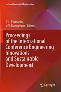 Cover: Proceedings of the International Conference Engineering Innovations and Sustainable Development - Springer