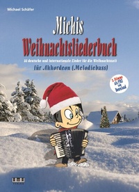 Abbildung von: Michis Weihnachtsliederbuch für Akkordeon (Melodiebass) - AMA