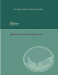 Cover: Epidemics and International Law - Martinus Nijhoff