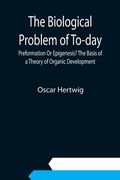 Cover: The Biological Problem of To-day - ALPHA EDITION