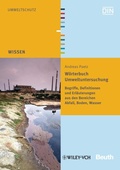 Cover: W&ouml;rterbuch Umweltuntersuchung - Buch mit E-Book - DIN Media