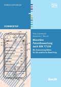 Cover: Monet&auml;re Patentbewertung nach DIN 77100 - Buch mit E-Book - DIN Media