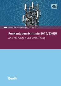 Abbildung von: Funkanlagenrichtlinie 2014/53/EU - Buch mit E-Book - DIN Media