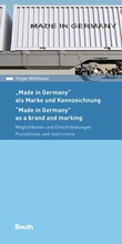 Cover: Made in Germany - als Marke und Kennzeichnung - Buch mit E-Book - DIN Media
