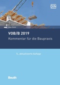 Cover: VOB/B 2019 - Buch mit E-Book - DIN Media