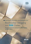 Cover: Rechtlicher Umgang mit BIM-Daten - Buch mit E-Book - DIN Media