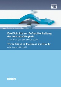 Abbildung von: Drei Schritte zur Aufrechterhaltung der Betriebsfähigkeit - Buch mit E-Book - DIN Media