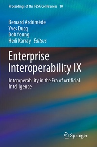 Enlarge image Cover: Enterprise Interoperability IX - Springer