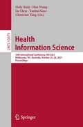 Bild: Health Information Science - Springer
