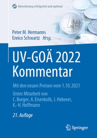 Abbildung von: UV-GOÄ 2022 Kommentar - Springer