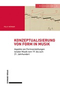 Cover: Konzeptualisierung von Form in Musik - Schwabe Verlagsgruppe AG Schwabe Verlag