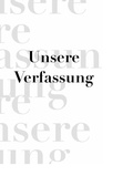 Cover: Unsere Verfassung - Der Politikchronist e. V.