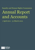 Cover: Equality and Human Rights Commission annual report and accounts 1 April 2011-31 March 2012 - TSO