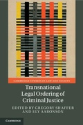 Cover: Transnational Legal Ordering of Criminal Justice - Cambridge University Press