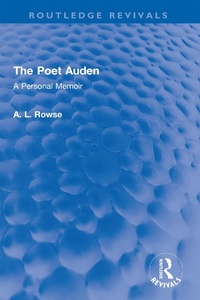 Abbildung von: The Poet Auden - Routledge