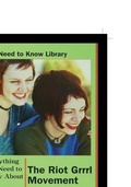 Cover: The Riot Grrrl Movement - Rosen Publishing Group