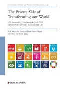 Cover: The Private Side of Transforming our World - UN Sustainable Development Goals 2030 and the Role of Private International Law - Intersentia Ltd