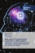Cover: New view of homomorphic properties in BCK-algebra - Scholars' Press