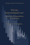 Cover: Private International Law - Martinus Nijhoff