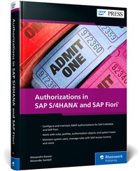 Abbildung von: Authorizations in SAP S/4HANA and SAP Fiori - SAP PRESS