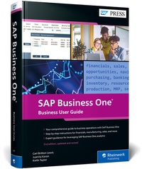 Enlarge image Cover: SAP Business One: Business User Guide - SAP PRESS