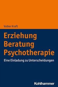 Abbildung von: Erziehung - Beratung - Psychotherapie - Kohlhammer