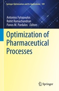 Cover: Optimization of Pharmaceutical Processes - Springer