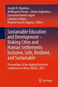 Abbildung von: Sustainable Education and Development - Making Cities and Human Settlements Inclusive, Safe, Resilient, and Sustainable - Springer
