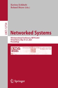 Enlarge image Cover: Networked Systems - Springer