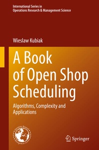 Enlarge image Cover: A Book of Open Shop Scheduling - Springer