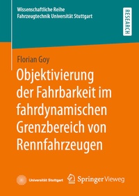 Abbildung von: Objektivierung der Fahrbarkeit im fahrdynamischen Grenzbereich von Rennfahrzeugen - Springer Vieweg