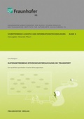 Cover: Datengetriebene Effizienzuntersuchung im Transport - Fraunhofer Verlag